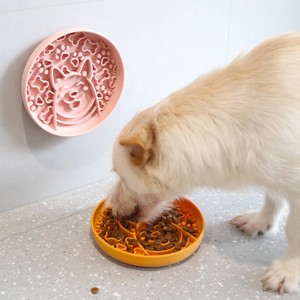 BPA Free Pets Bowl <b>Feeder</b> With Suction Bowl Silicone Pet Mat Slow <b>Feeder</b> Slow Feeding Dog Bowls - Product Image 5
