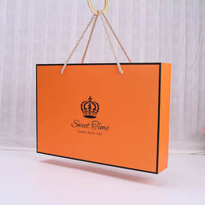 Customized Luxury Orange <b>Scarf</b> Gift Box UV Coating Recycled Materials Paper Packaging Sponge Liner for <b>Handbag</b> Clothes Underwear - Product Image 6