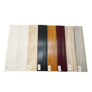 Guancheng رخيصة PVC الخشب اللون للماء الزخرفية اللوح تغليف الأرضية التفاف