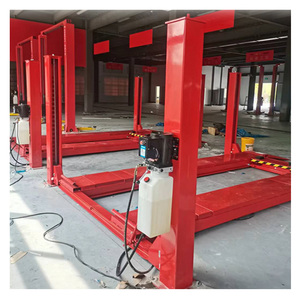 Elevador Hidráulico de 4 Postes y Doble Cilindro para Garaje, 4.0T 5.5T, Equipo para Alineación de Vehículos, Garantía de 12 Meses - Product Image 1