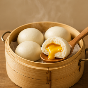 ขนมปัง<span class=keywords><strong>ซาลาเปา</strong></span>แช่แข็งพร้อมรับประทาน ไส้ครีมนมและไข่ |   โรงงานขายส่งจำนว<span class=keywords><strong>นม</strong></span>าก ได้รับการรับรองมาตรฐาน HACCP สำหรับธุรกิจจัดเลี้ยงและค้าปลีก - Product Image 2