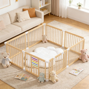 Corralito para Bebé con Diseño de Animales, Plegable y Grande, para Bebés y Niños Pequeños - Product Image 2