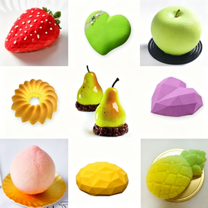 Moule à gâteau en silicone 3D professionnel, écologique, non toxique, résistant à la chaleur, réutilisable, compatible lave-vaisselle, pour la cuisine commerciale - Product Image 3