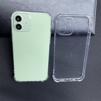Coque de téléphone transparente en TPU avec protection d'appareil photo, en cristal clair, vente en gros d'usine, pas chère, pour iPhone 17 16 15 14 13 12 16E