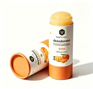 Emballage personnalisé en tube de papier kraft écologique, tube de déodorant, conteneur en carton pour cosmétiques, rouge à lèvres, gloss à lèvres - Product Image 1