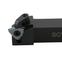 Porte-outil de tournage CNC pour filetage externe, à droite, avec insert de filetage triangulaire, plaque de serrage à vis, double verrouillage, en alliage PVD, OEM