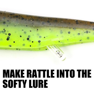 Perline di Vetro Sonore per Esche da Pesca, Fornitura Diretta dalla Fabbrica, 2 Perline, Generatore di Suono per Esche Morbide - Product Image 1