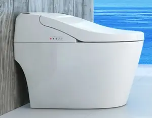 Längliche automatische Bidet-Toiletten spülung Beheizter Sitz Smart WC ECO-Modus mit Fernbedienung für den nordamerika nischen Markt