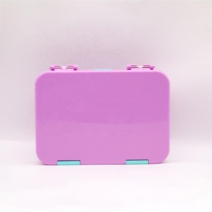 Factory Plastic <strong>Lunch</strong> <strong>Box</strong> Kids Different Color Inside BPA Free <strong>Small</strong> Size 4 Interchange 6 Compartment Bento <strong>Box</strong> for School - Product Image 3