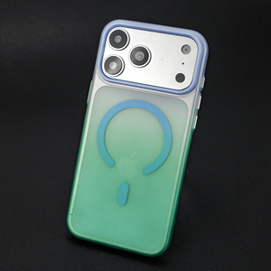 Coque de téléphone portable magnétique colorée en TPU+PC antichoc et antidérapante pour iPhone 17 Pro Max avec protection d'objectif et compatible charge sans fil - Product Image 2