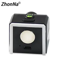 Haz de luz roja Nivel láser Mini herramientas de medición portátiles Puerto de carga USB Vista de posicionamiento con función de adsorción magnética
