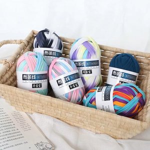 Túi dệt móc tay mềm mại và xinh đẹp và chỉ màu sắc - Product Image 5