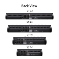 NOUVEAU UT16 Console de mixage professionnelle 16 canaux en métal, égaliseur 3 bandes, alimentation fantôme 48V, carte son USB Bluetooth, performance scénique