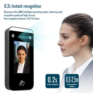 AI face recognition Access <b>Control</b> Device Dynamic face dete With LCD Screen Linux OS 0.2s Instant Recognition 0.3-2.5m Distance - Product Image 1
