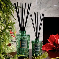 Diffuseur de parfum de luxe Aikun OEM, diffuseur à bâtonnets, marque privée, coffret cadeau, désodorisant pour chambre et salon