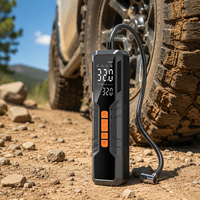 Gonfleur de pneus électrique haute précision et compresseur d'air portable avec arrêt automatique, coque ABS pour le gonflage des pneus de véhicule