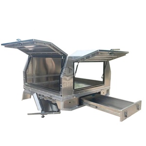 New 1200 nhôm UTE tán Mòng Biển cánh hộp công cụ với Top Roof giá lưu trữ Hộp kit underbody xe tải hộp Trailer - Product Image 1