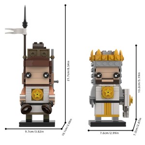Đồ chơi xếp hình Funbuild Mini Figure Bricks Monty <span class=keywords><strong>Python</strong></span> và Chén Thánh Brickhead Mô hình lắp ráp đồ chơi xếp hình - Product Image 4