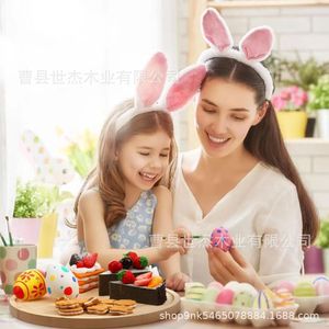 Bandeja de madera con forma de conejo Shijie 652, bandeja decorativa sin terminar para exhibir postres en fiestas en casa - Product Image 4