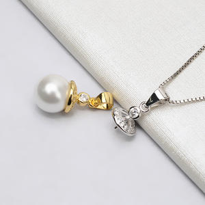 Colgante de Plata S925, Baotou Grande, 10-15, Tocado Moderno para Mujer, 738, Bandeja Vacía, Accesorios para DIY, Colgantes y Dijes Finos - Product Image 1