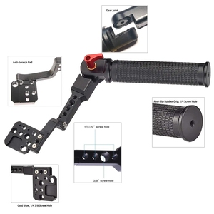 Poignée de montage de poignée de cardan professionnelle poignée vidéo avec plaque de chaussure froide pour stabilisateur DJI <span class=keywords><strong>Ronin</strong></span> <span class=keywords><strong>S</strong></span> SC S3 SC2 - Product Image 4
