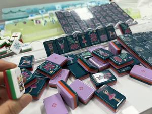 Disponible para Envío Rápido, Juego de Mahjong Acrílico Temático de Ballet Cascanueces, Mahjong Americano, Venta al Por Mayor - Product Image 4