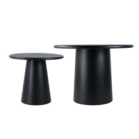 Table basse moderne de haute qualité, design moderne, meubles de salon en métal, ronde, simple