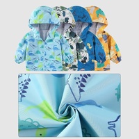 Veste à capuche sportive pour enfants, motif dessin animé, coupe-vent et imperméable, avec fermeture éclair, pour tout-petits et bébés garçons - Grande Vente