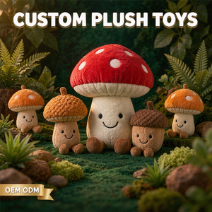 Juguetes de Peluche de Hongos Personalizados OEM ODM, Peluche de Hongo del Bosque y Bollo, Venta al por Mayor, Regalo para Niños - Product Image 1