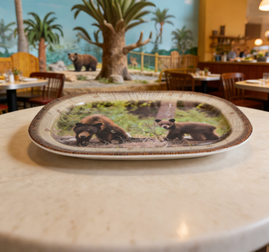 ถาดเสิร์ฟลายสัตว์ป่าทำจากเมลามีน แรงบันดาลใจจากธรรมชาติ สำหรับการจัดเลี้ยงทั้งในร่มและกลางแจ้ง และใช้ในบ้าน - Product Image 6