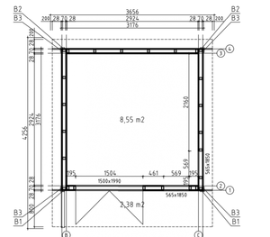 11m ² Venta caliente Habitación de jardín Casa pequeña Lista para enviar Jardín de madera Oficina Almacenamiento Resort Living - Product Image 6