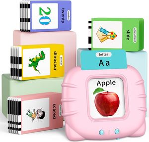 Tarjetas Cognitivas Interactivas con Audio para Niños Pequeños, Libro de Audio Educativo Temprano, Tarjetas de Aprendizaje de Idiomas para Niños - Product Image 1
