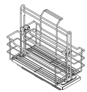 Récipients de nettoyage modernes à fermeture en douceur armoire de rangement de <span class=keywords><strong>cuisine</strong></span> coulissante <span class=keywords><strong>panier</strong></span> à épices multifonctionnel <span class=keywords><strong>panier</strong></span> d'assaisonnement - Product Image 4