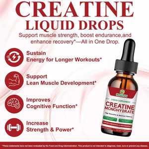 OEM/ODM <b>Creatine</b> Monohydrate Liquid Drops with High Absorption, Strength & Recovery Supplement for Men and Women - Product Image 2