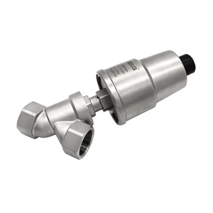 วาล์วปรับมุม ESG DN10 ถึง DN100 สแตนเลสเกลียวใน ซีลแข็งแรง 4.0 Mpa ควบคุมน้ำ น้ำมัน แก๊ส - Product Image 1
