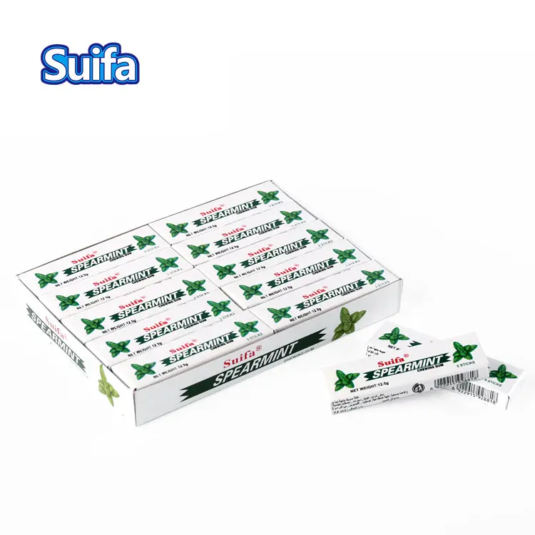 Hot Koop Suifa Merken Gezondheid Stok Suiker/Sugarfree Halal Kauwgom