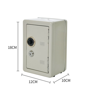 Có Thể Khóa Tiền Mặt Hộp Mini Kim Loại Tiền Hộp Với Key Khóa Đồng Xu Và Tiền Mặt Tổ Chức - Product Image 5