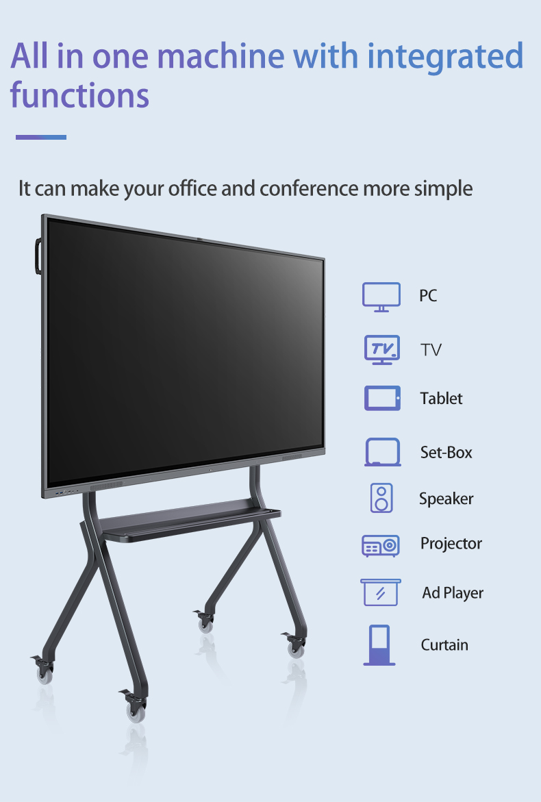 65 Inch Interactive Whiteboard Smart Interactive Board For Business