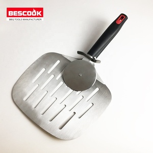 Vendita calda strumento per <span class=keywords><strong>Pizza</strong></span> <span class=keywords><strong>accessori</strong></span> per barbecue 2 pezzi Set di utensili per <span class=keywords><strong>Pizza</strong></span> con manico in PP - Product Image 2