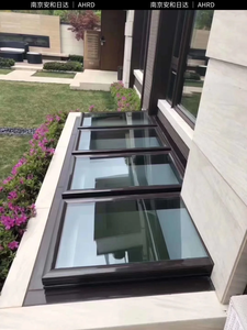 Techo solar motorizado de cielo artificial personalizado, tragaluces abiertos, Casa Grande de cristal, tragaluz de aluminio, ventana de techo a la venta - Product Image 5