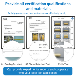 Asa Nylon chất liệu tre Panel tường 30-năm tuổi thọ dập nổi cho tường ngoài trời căn hộ văn phòng khách sạn nội thất hàng rào tấm - Product Image 3