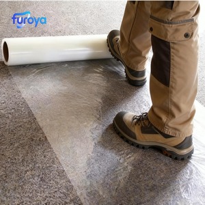 Film de protection pour tapis, souple, résistant aux hautes températures, qualité professionnelle, transparent, économique, option PE, utilisation à <span class=keywords><strong>court</strong></span> terme, lisse - Product Image 3