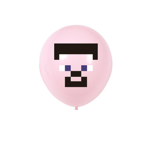 Dropshipping 12 pollici Pixel Game <span class=keywords><strong>palloncino</strong></span> in lattice My World Theme Party Balloon Decoration Birthday Decoration - Product Image 2