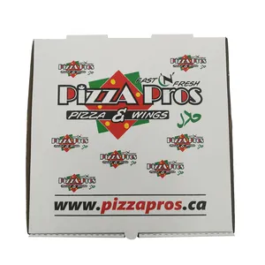 उच्च गुणवत्ता वाले बायोडिग्रेडेबल क्राफ्ट पेपर फूड ग्रेड बॉक्स छोटे व्यवसाय पैकिंग लोगो के साथ कस्टम पिज्जा बॉक्स की आपूर्ति करते हैं