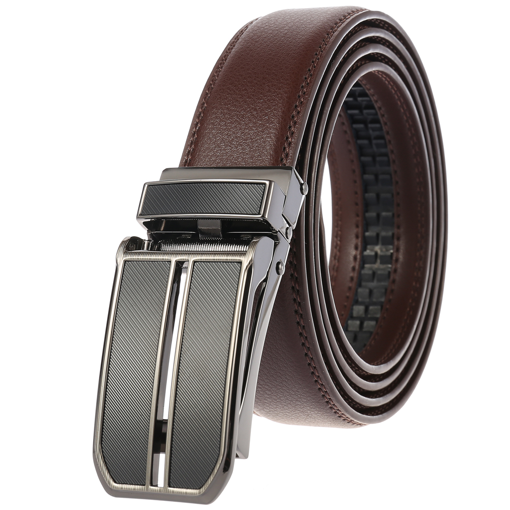 Boucle film/pistolet noir + ceinture marron
