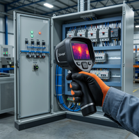 Caméra thermique infrarouge portative, imageur IR radiométrique -20 ° C à 650 ° Outil d'inspection portable pour l'entretien électrique
