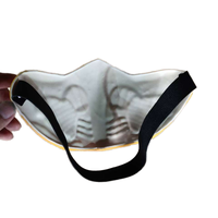 Masque de jeu Mortal Kombat Scorpion Cosplay X Masque en Latex demi-visage jaune pour accessoire de déguisement de fête d'Halloween