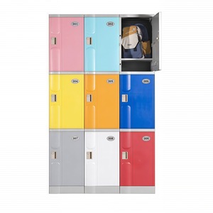 Casiers en plastique ABS antivol, résistants à la corrosion et étanches, 9 portes, pour salle de sport, piscine, personnel, salles de bain, bains publics, étudiants - Product Image 1