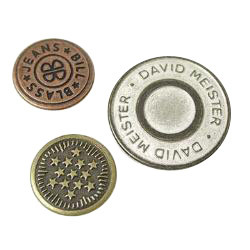 Cubiertas decorativas de moda de botón de vaqueros duraderas de buena calidad botones a presión para ropa - Product Image 6