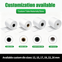 Rouleaux de papier thermique Baixin 57x50 pour caisse enregistreuse, impression claire, échantillon gratuit, prix usine